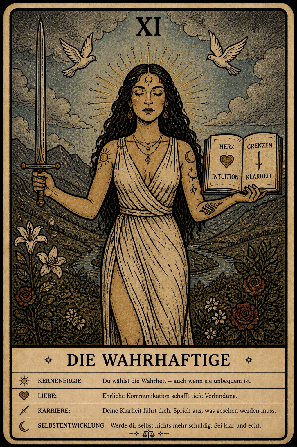 ⚖️ 3. DIE WAHRHAFTIGE (XI)